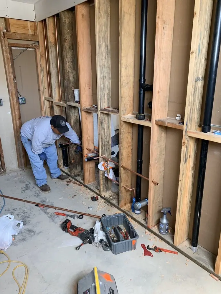 Commercial rough-in plumbing for Water Heater Replacement in Norwood
